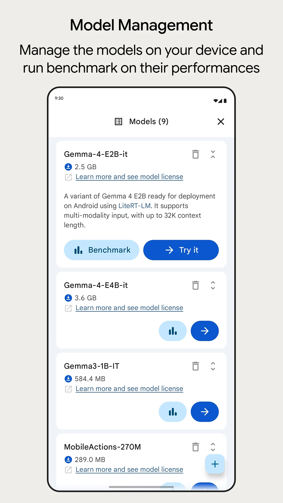 Google AI Edge Gallery screenshot